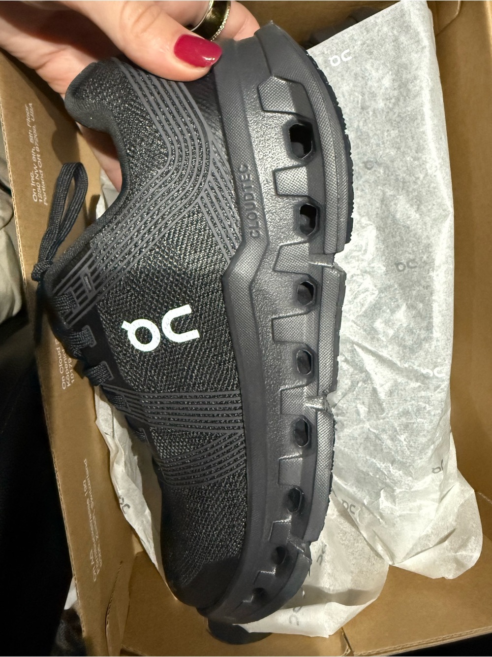 On Running women’s Black Cloudnova Athletic Shoes